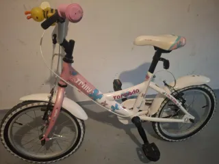 Bicicleta infantil 16 rosa