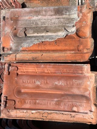 Tejas ceramica plana 0,2€ unidad en valladolid