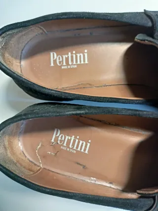 Mocasines negros cuero mujer 36.5