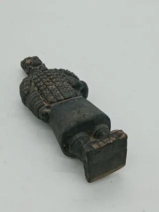 Statuetta Guerriero Terracotta Orientale