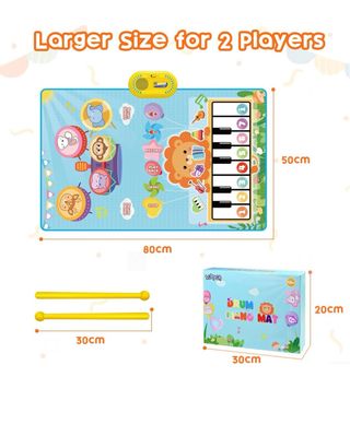 Alfombra de Piano y Tambor para Bebé