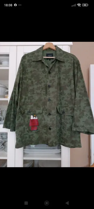 Sobrecamisa militar Snoopy Talla XS