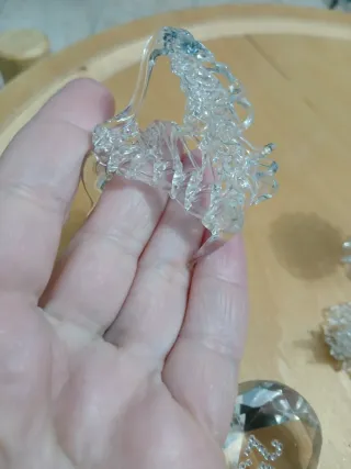 Lotto 8 Oggetti Vintage Vetro Cristallo