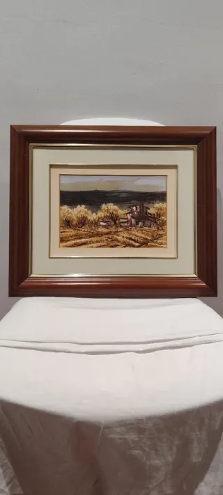 Cuadro Paisaje Pueblo