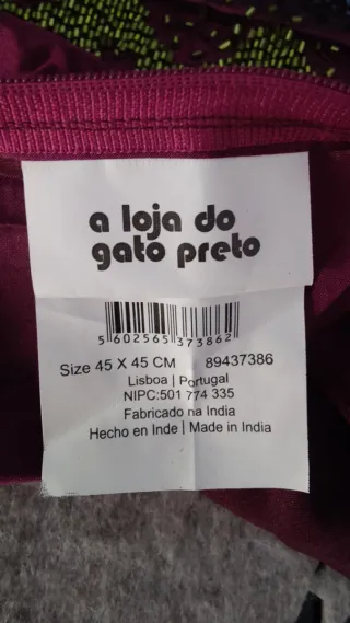 Fundas Cojín Aloja Do Gato Preto 45x45