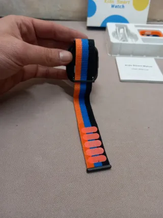 Smartwatch Bambini Nero Arancione