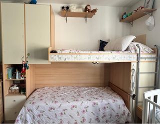 Cameretta bambini legno e laminato