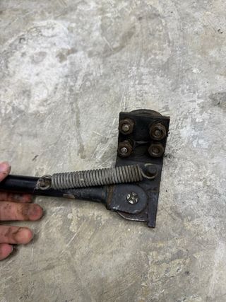 Caballete moto negro