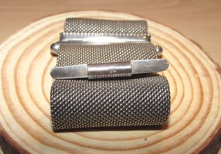 Pulsera italiana brazalete malla milanesa años 90