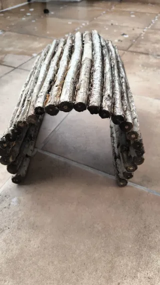 Casita exterior para conejo de madera