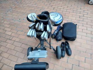 Equipo de Golf Completo con Carro y calzado