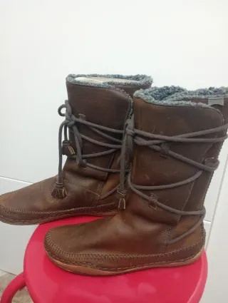 Botas Camper Piel Borreguillo Marrón