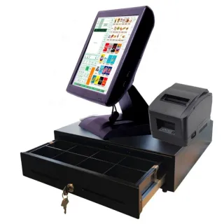 TPV Táctil con Cajón e Impresora
