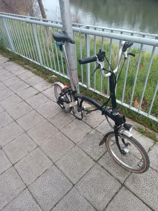 Bicicleta Brompton M6L plegable
