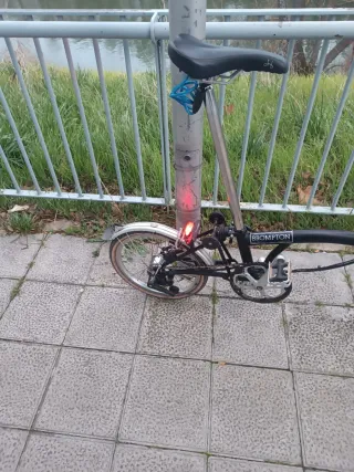 Bicicleta Brompton M6L plegable