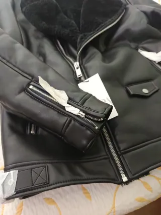 Cazadora Zara Hombre XL Negra Sin Estrenar