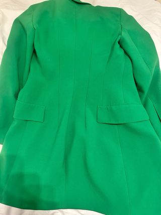 Abrigo Zara Verde Mujer
