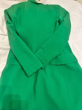 Abrigo Zara Verde Mujer
