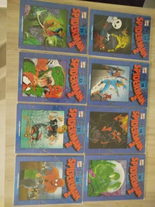 Spiderman coleccionable azul