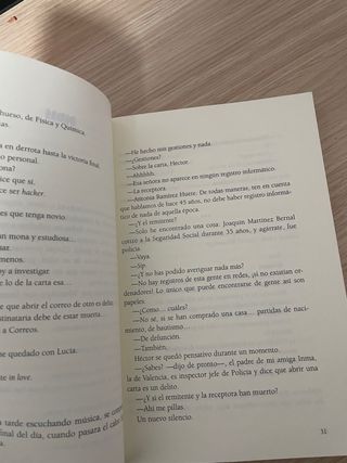 Libro LA CARTA muy buen estado y usado casi nada.