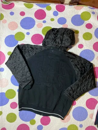 Chaqueta Hargus Negra Gris Talla L