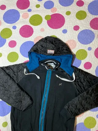 Chaqueta Hargus Negra Gris Talla L