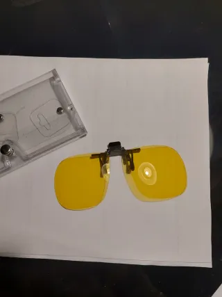 Gafas Clip Nocturnas Polarizadas Amarillas