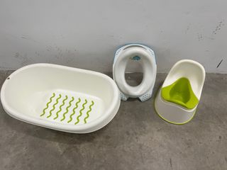Bañera bebé, orinal y reductor WC