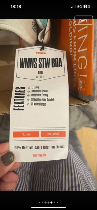 Botas de Snowboard ThirtyTwo WMNS STW BOA Talla 39