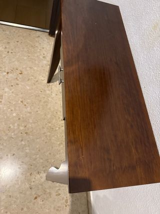 Aparador de madera decorativo para entrada