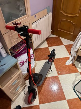 Patinete eléctrico con suspensión