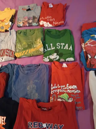 Lote Ropa Niños 4-8 Años variada €1'12 cada prenda