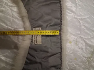 Collo pelliccia vintage beige/grigio