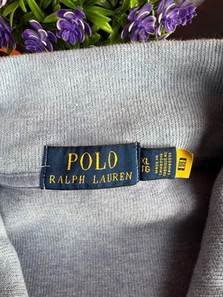 Polo Ralph Lauren Sudadera Media Cremallera Azul T