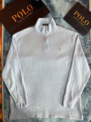 Polo Ralph Lauren Sudadera Media Cremallera Azul T