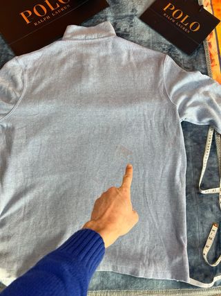 Polo Ralph Lauren Sudadera Media Cremallera Azul T