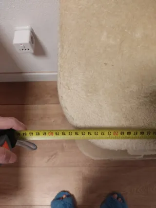 Torre para gatos de tela y mimbre