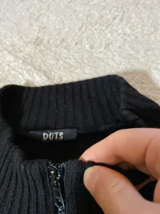 Jersey cremallera retro houndstooth