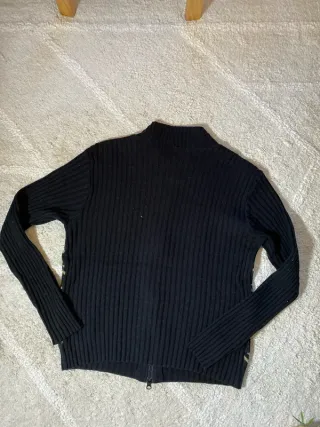 Jersey cremallera retro houndstooth