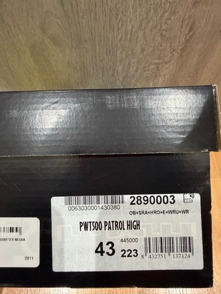 Botas FAL PWT500 Talla 43 Nuevas a estrenar
