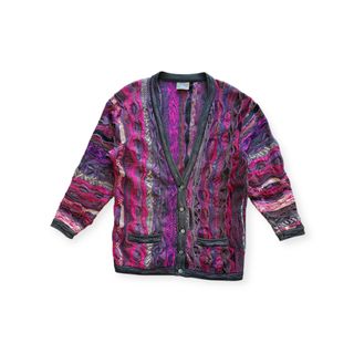 Maglione Coogi Cardigan maglia spessa Uomo L