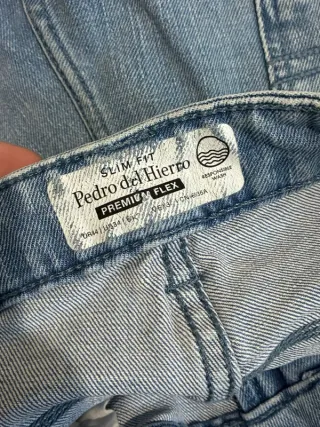 Pedro del Hierro Vaqueros denim azul Talla 44