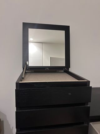 Cómodas MALM IKEA 6 y 4 cajones negras