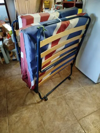 Cama supletoria plegable 90cm