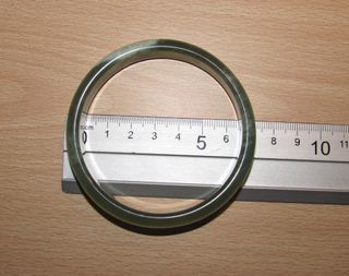 Pulsera brazalete chino oriental jade Lantian 38gr