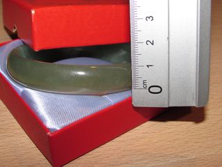 Pulsera brazalete chino oriental jade Lantian 38gr