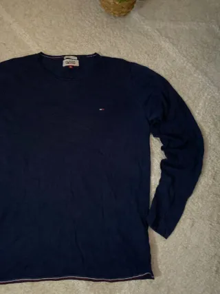 Camiseta Tommy Hilfiger azul manga larga