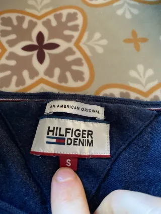 Camiseta Tommy Hilfiger azul manga larga