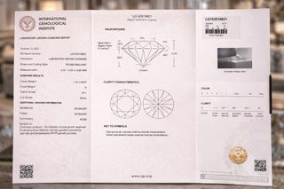Diamante 1,03 ct D VS1 IGI – Corte Ideal