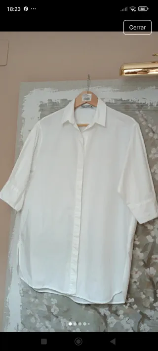 Blusón Oversize XS Blanco